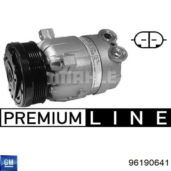 Compressor de aparelho de ar condicionado General Motors 96190641 preço, a partir de 105,56 USD
