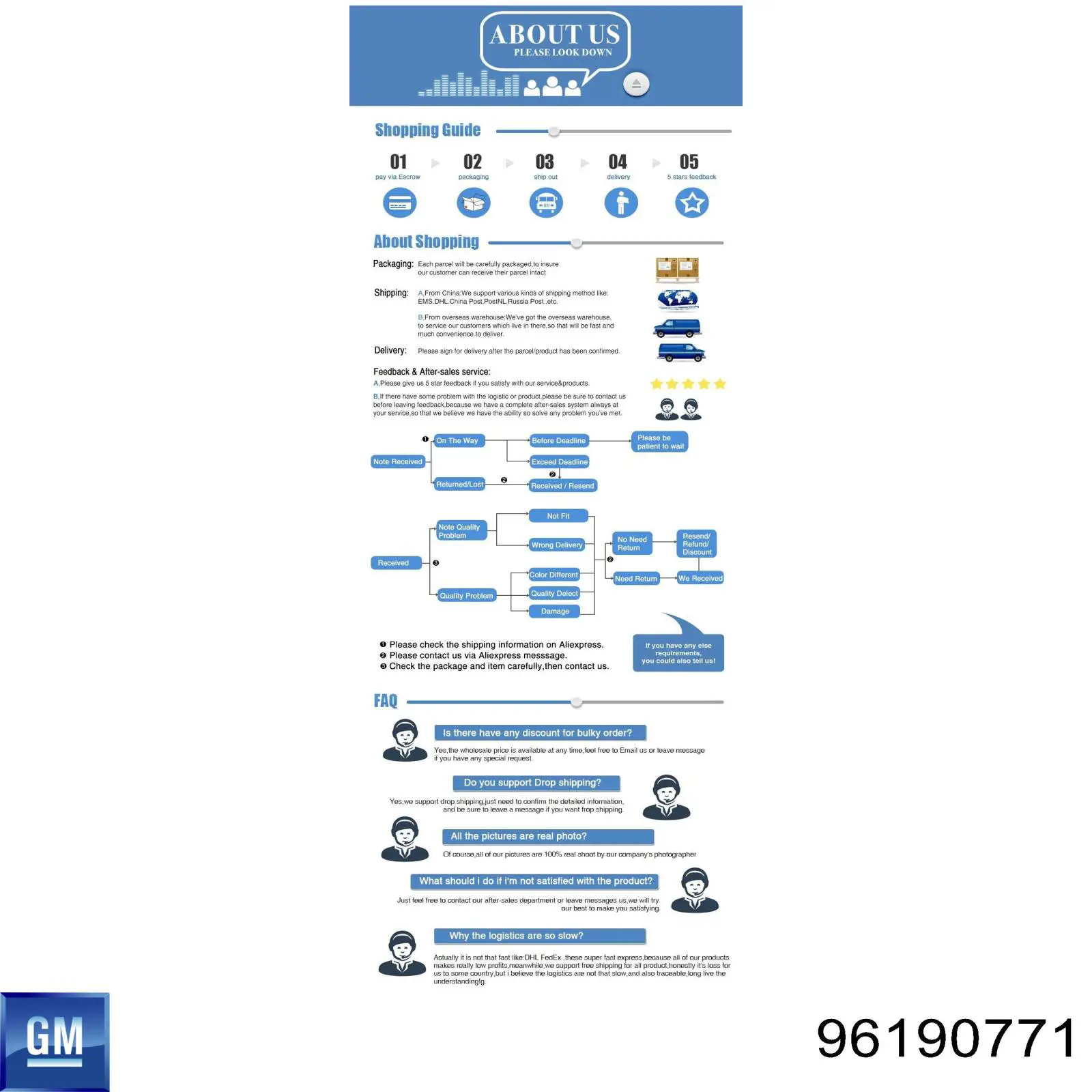 Unidade de botões dianteira esquerda de controlo de elevador de vidro General Motors 96190771 preço, a partir de 46,05 USD