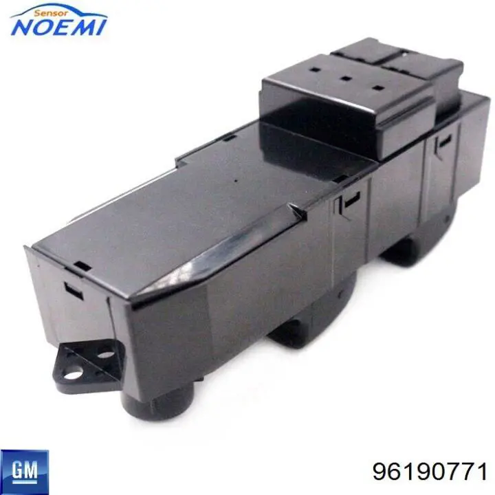 96190771 General Motors Unidade de botões dianteira esquerda de controlo de elevador de vidro