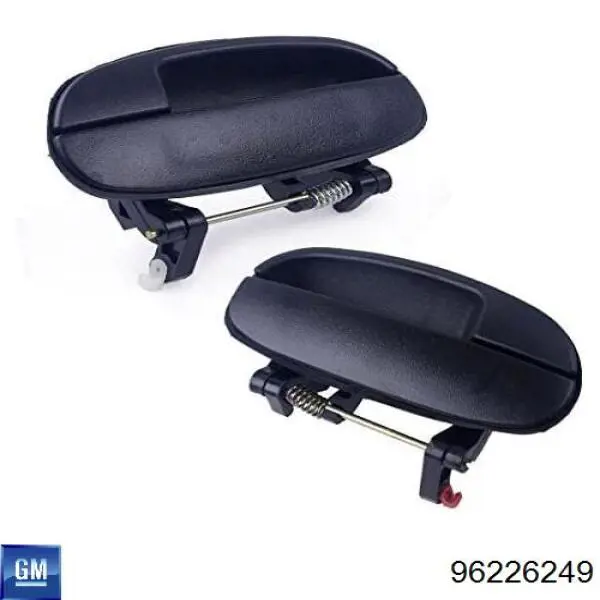 Compre 96226249 General Motors Maçaneta dianteira esquerda externa da porta