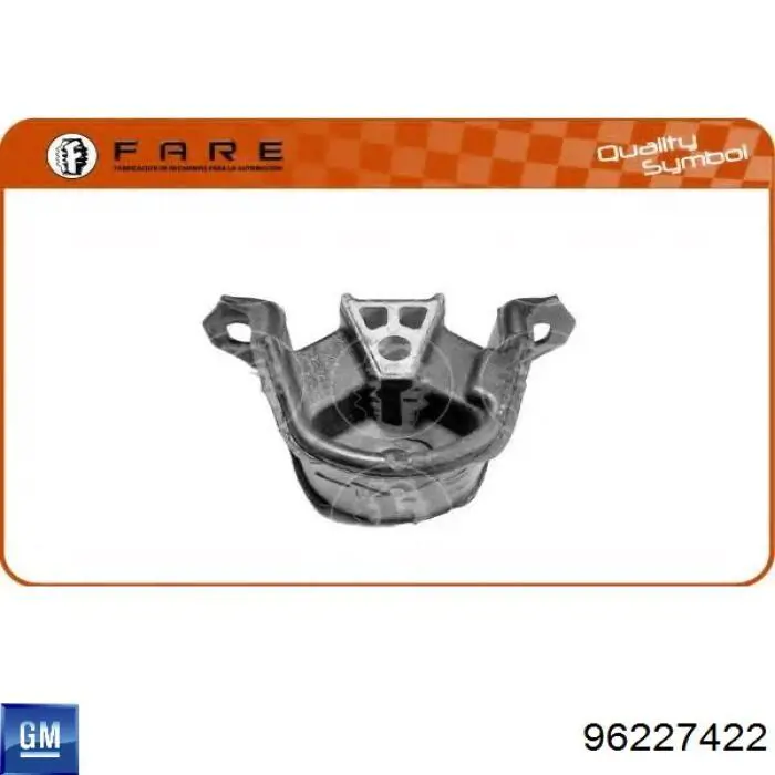 96227422 General Motors Coxim (suporte) traseiro de motor