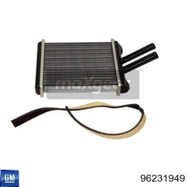 96231949 General Motors Radiador de forno (de aquecedor)