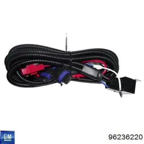 96236220 General Motors Instalação elétrica das luzes de nevoeiro dianteiras