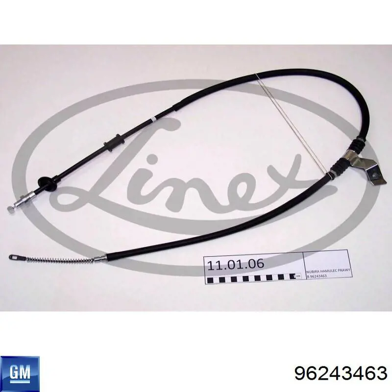 Cabo do freio de estacionamento traseiro direito General Motors 96243463 preço, a partir de 25,67 USD