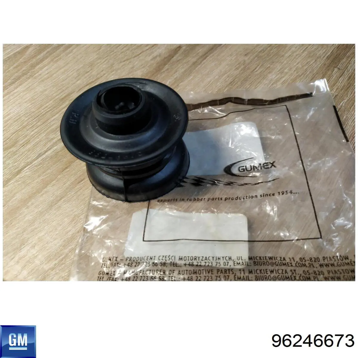 96246673 General Motors Bucha da haste de amortecedor traseiro