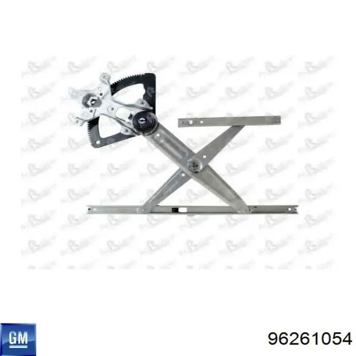 96261054 General Motors Mecanismo de acionamento de vidro da porta dianteira esquerda