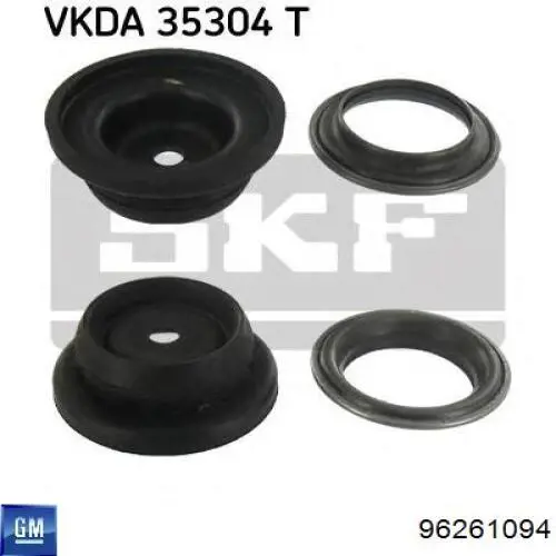 Rolamento de suporte do amortecedor dianteiro General Motors 96261094 preço, a partir de 6,52 USD