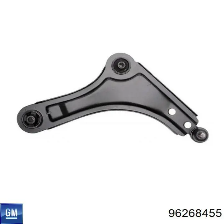 Braço oscilante inferior direito de suspensão dianteira General Motors 96268455 preço, a partir de 66,70 USD