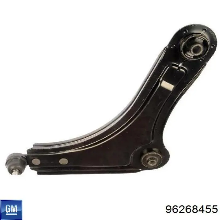 Compre 96268455 General Motors Braço oscilante inferior direito de suspensão dianteira