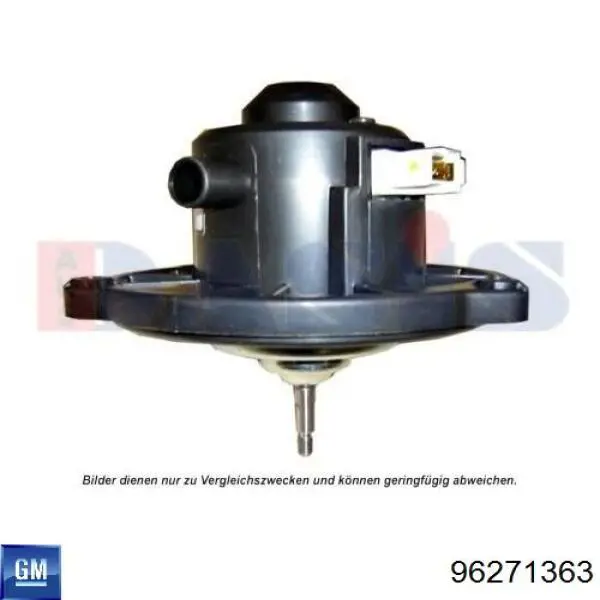 96271363 General Motors Motor de ventilador de forno (de aquecedor de salão)