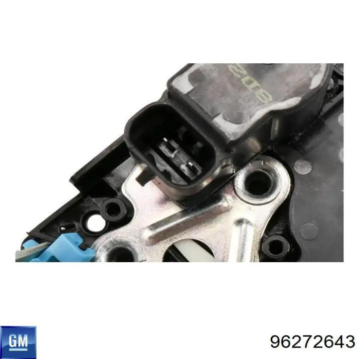 96272643 General Motors Fecho da porta dianteira esquerda