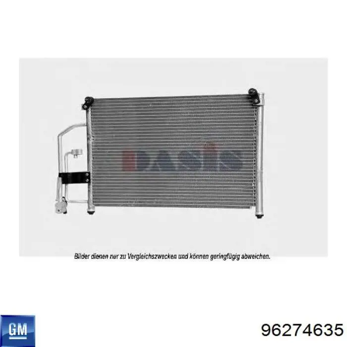 96274635 General Motors Radiador de aparelho de ar condicionado