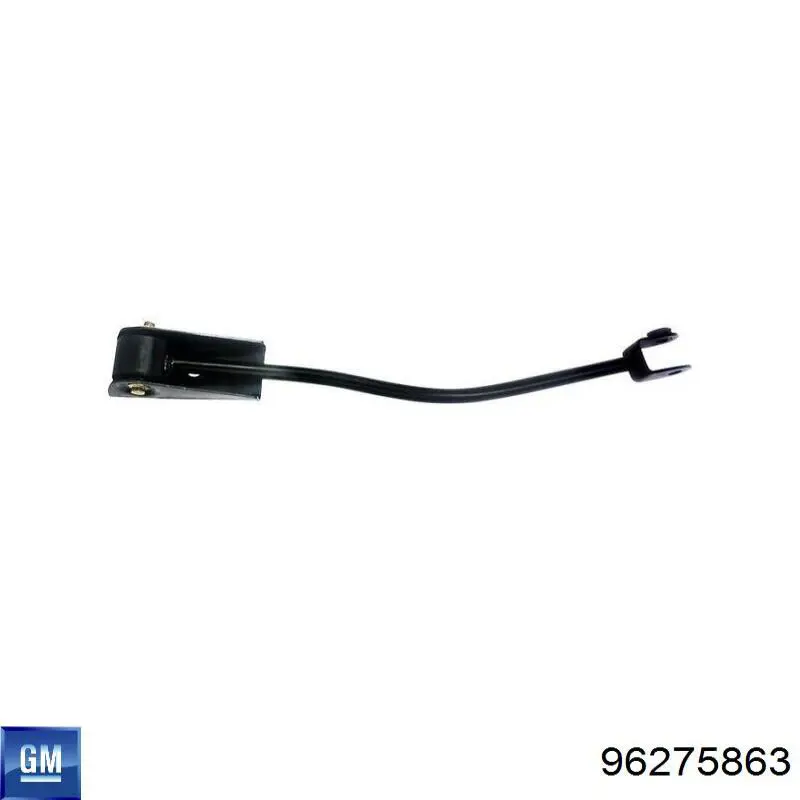 96275863 General Motors Braço oscilante (tração) longitudinal inferior direito de suspensão traseira