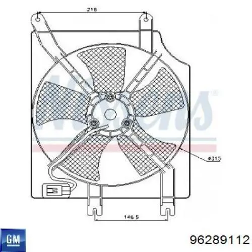 Difusor do radiador de aparelho de ar condicionado, montado com roda de aletas e o motor General Motors 96289112 preço, a partir de 81,33 USD