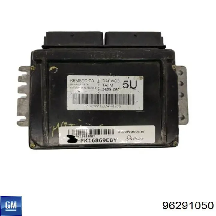96291050 General Motors Módulo de direção (Centralina eletrônica) de motor