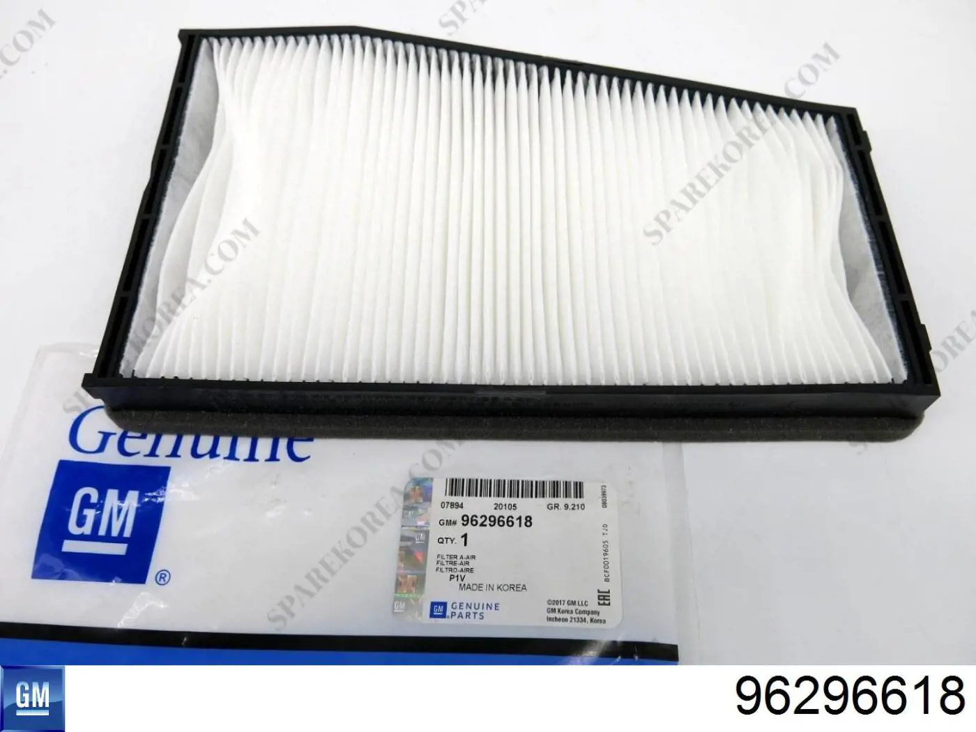 96296618 General Motors Filtro de salão