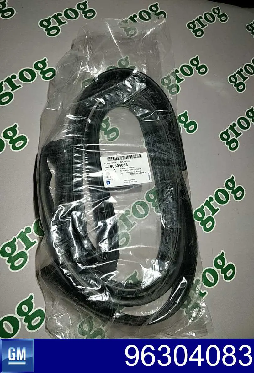 96304083 General Motors Guia de vidro de quadro da porta dianteira direita