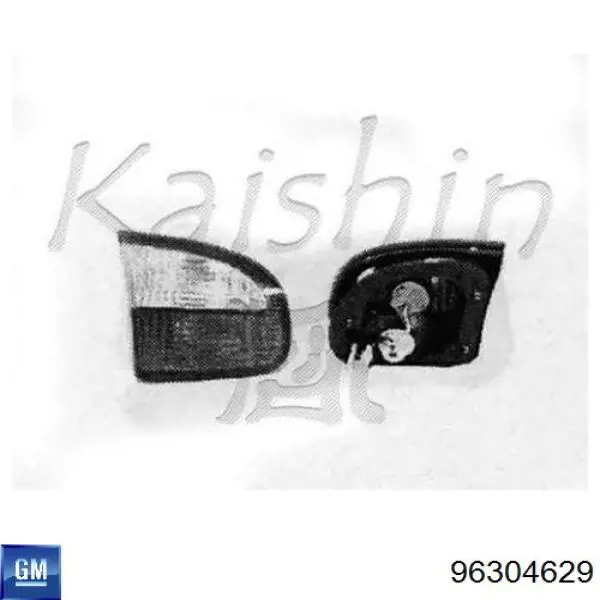96304629 General Motors Lanterna traseira esquerda interna