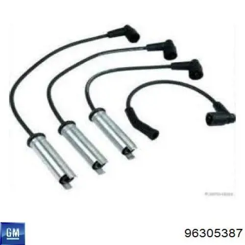 96305387 General Motors Fios de alta voltagem, kit