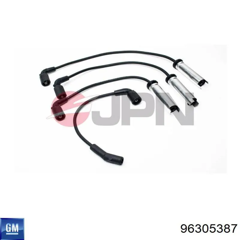 Compre 96305387 General Motors Fios de alta voltagem, kit