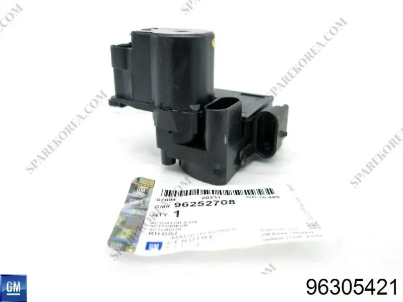 96305421 General Motors Fecho da porta dianteira esquerda