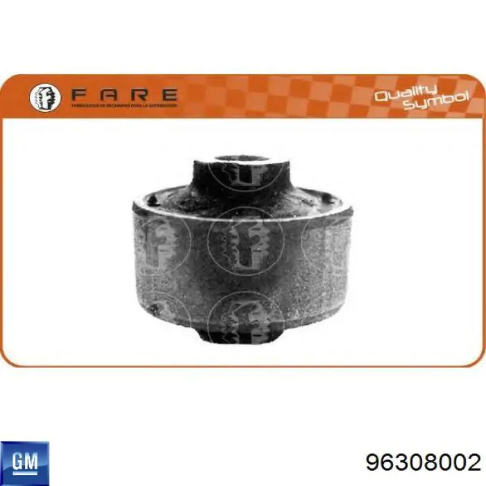 Compre 96308002 General Motors Bloco silencioso dianteiro do braço oscilante inferior