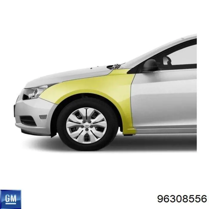 Pára-lama dianteiro esquerdo General Motors 96308556 preço, a partir de 88,96 USD