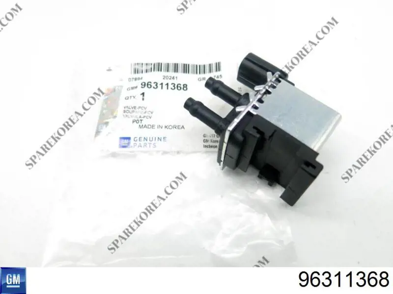 96311368 General Motors Válvula PCV de ventilação dos gases de cárter