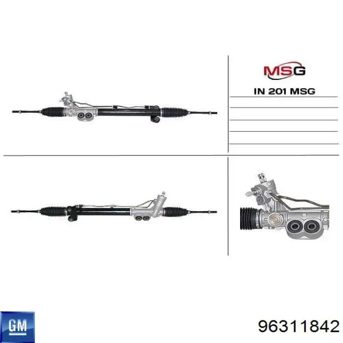 Compre 96311842 General Motors Cremalheira da direção
