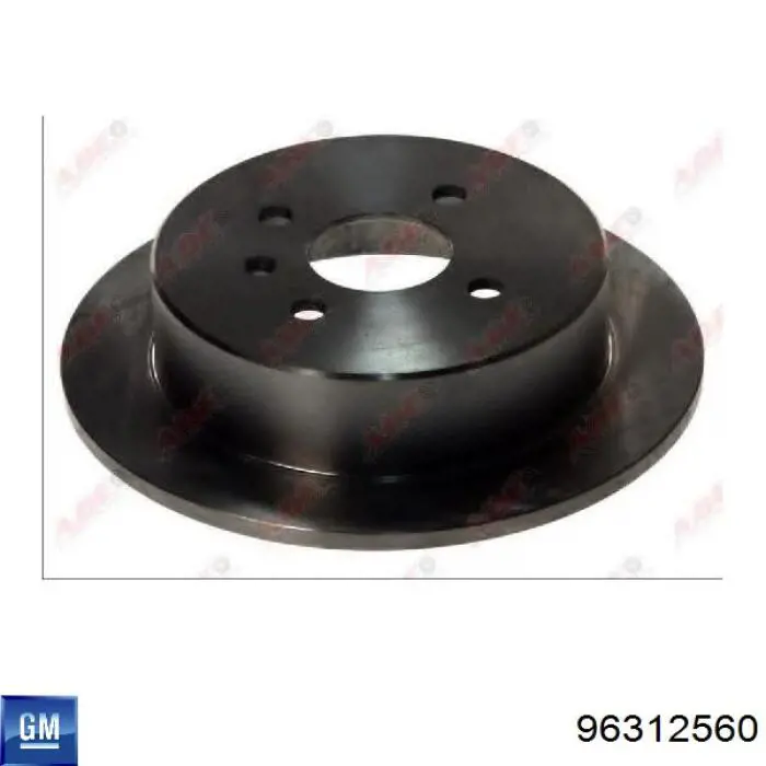 96312560 General Motors Disco do freio traseiro