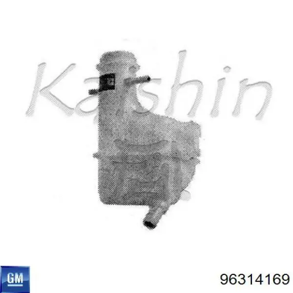 Compre 96314169 General Motors Tanque de expansão do sistema de esfriamento