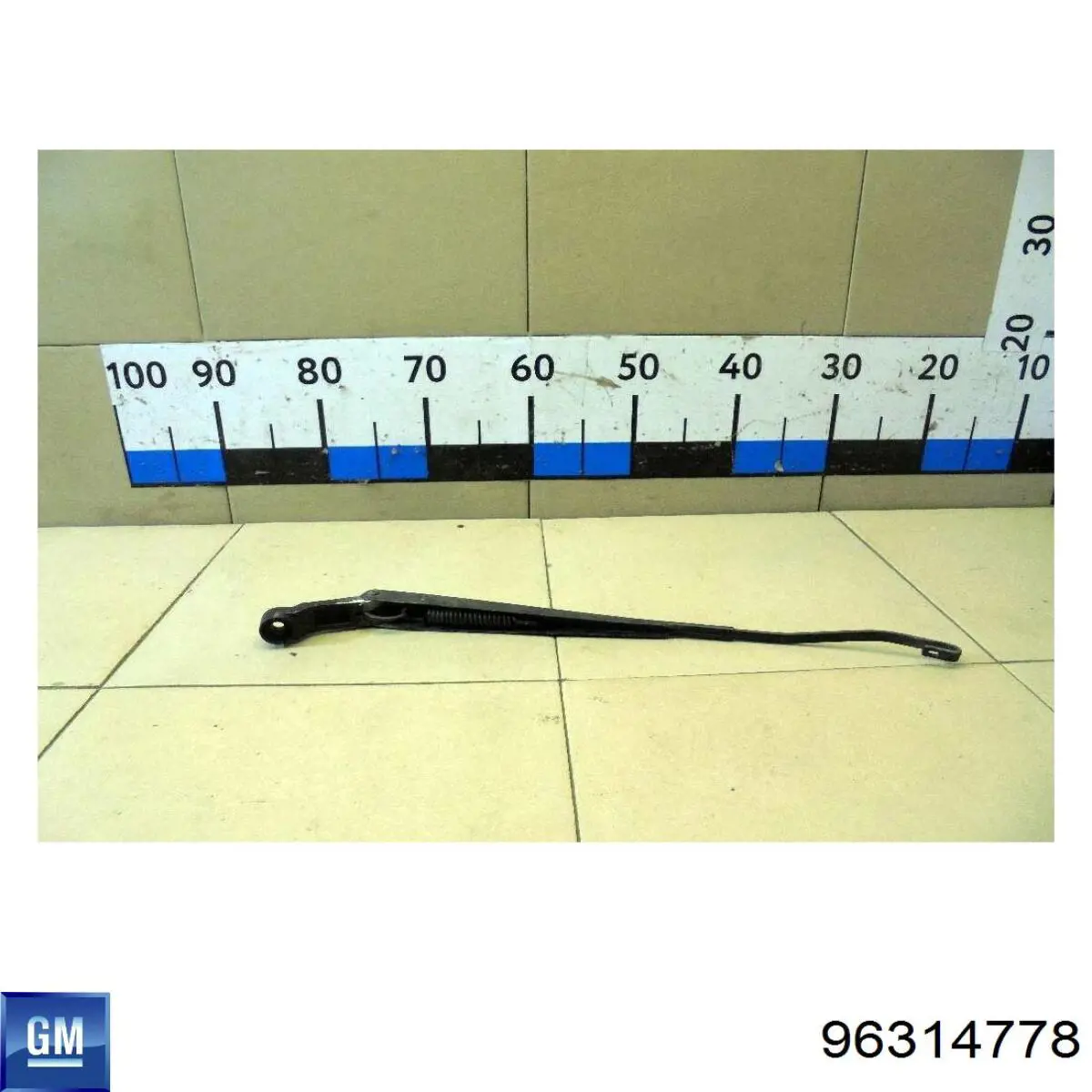 Compre 96314778 General Motors Braço de limpa-pára-brisas do pára-brisas