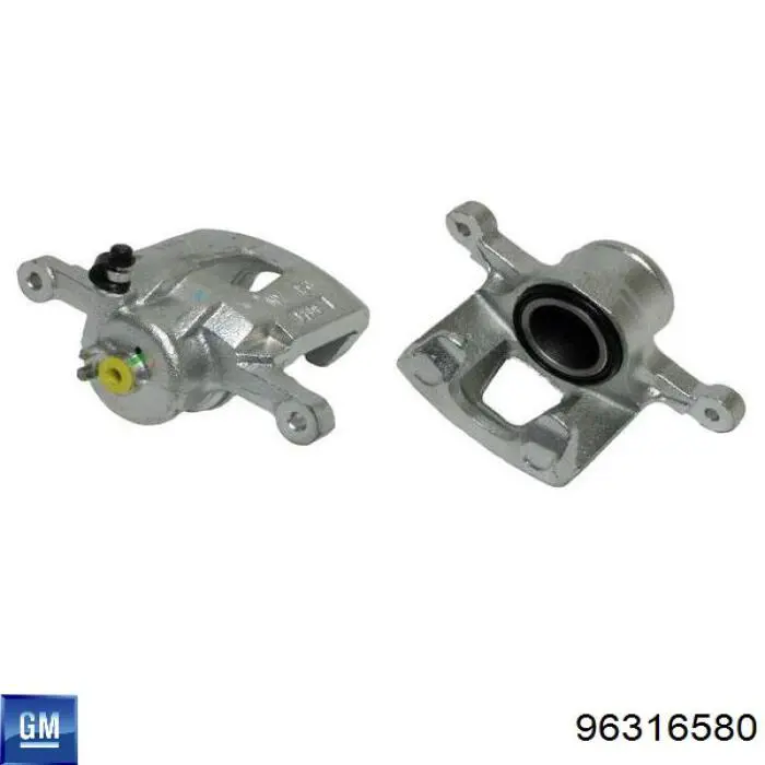 Compre 96316580 General Motors Suporte do freio dianteiro esquerdo
