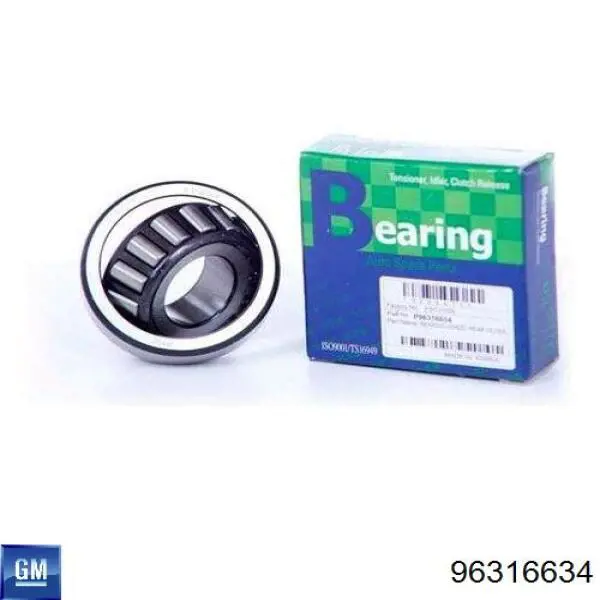 96316634 General Motors Rolamento externo de cubo traseiro