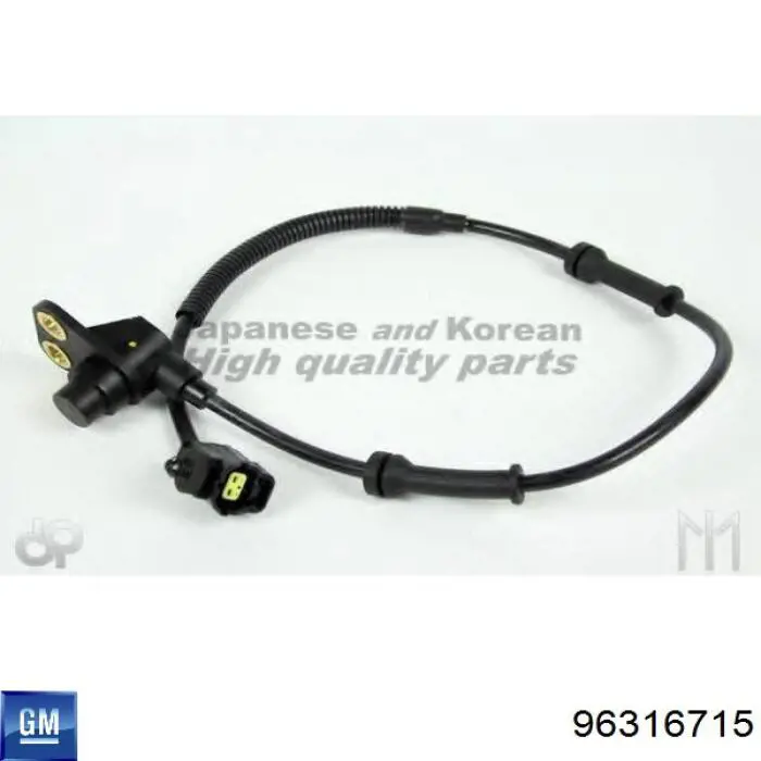 96316715 General Motors Sensor dianteiro de ABS