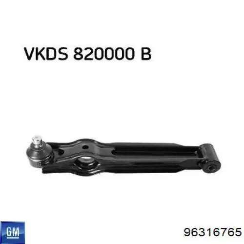 Braço oscilante inferior esquerdo/direito de suspensão dianteira General Motors 96316765 preço, a partir de 30,06 USD