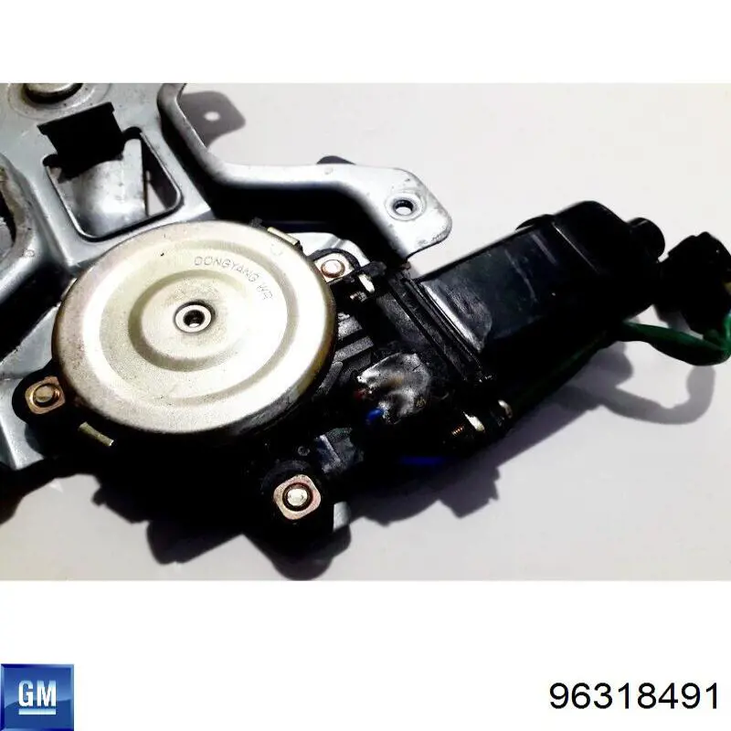 96318491 General Motors Motor de acionamento de vidro da porta dianteira direita