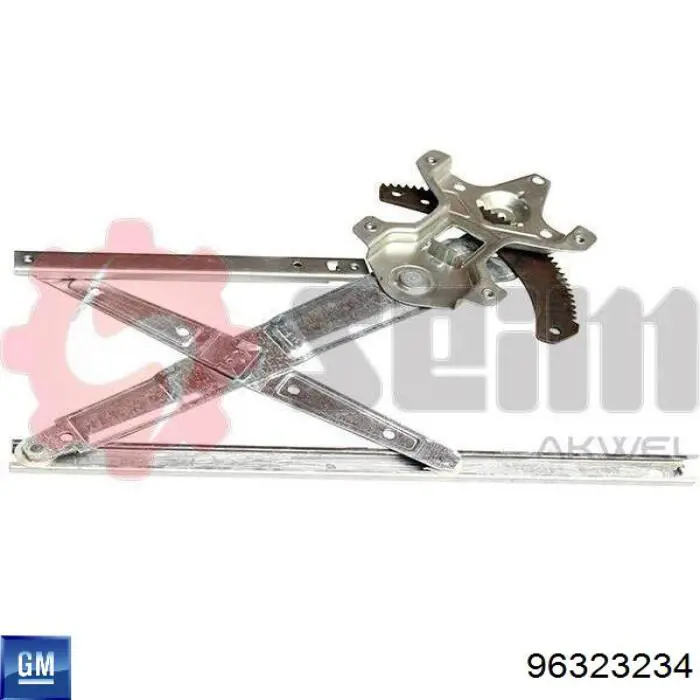 Mecanismo de acionamento de vidro da porta dianteira esquerda General Motors 96323234 preço, a partir de 71,51 USD