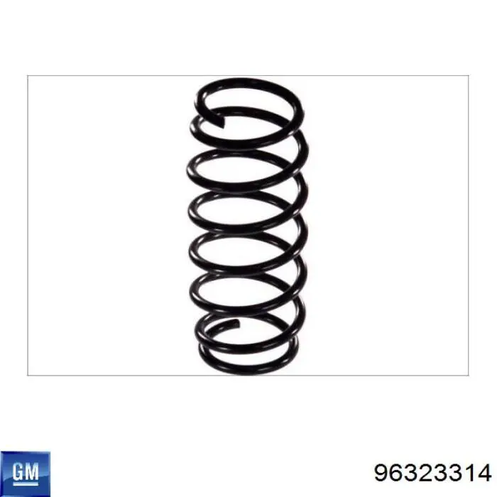 96323314 General Motors Mola traseira