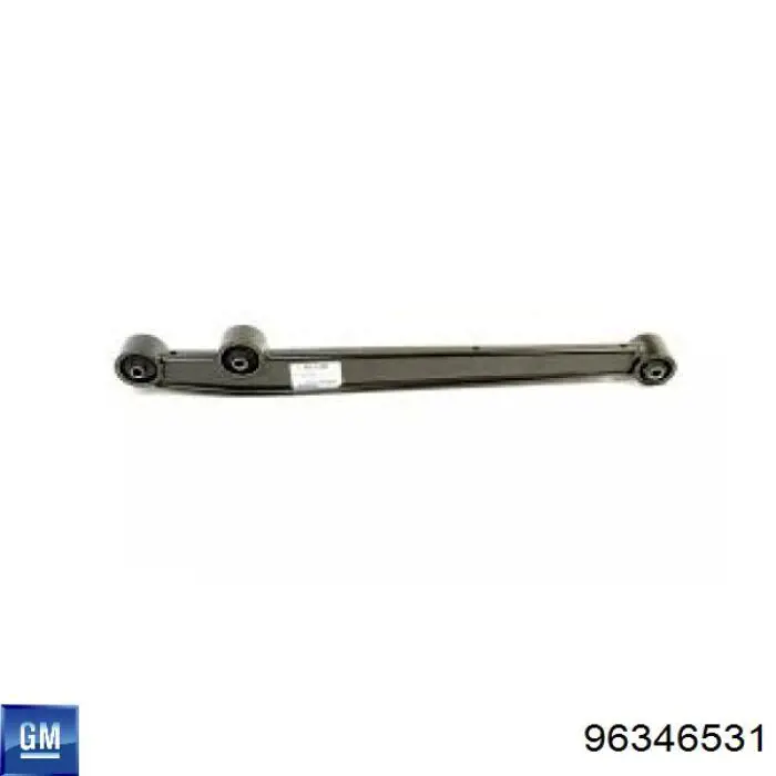 96346531 General Motors Braço oscilante (tração) longitudinal inferior esquerdo/direito de suspensão traseira