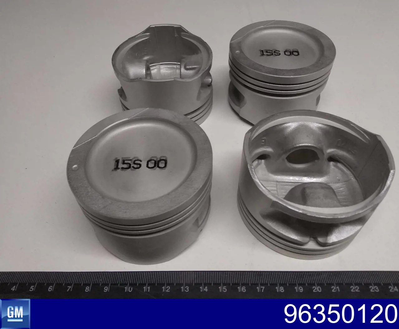 96350120 General Motors Pistão com passador sem anéis, STD