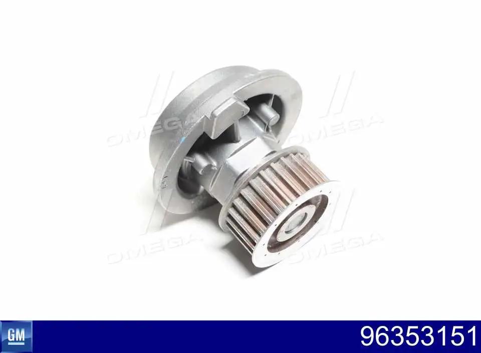 Bomba de água (bomba) de esfriamento General Motors 96353151 preço, a partir de 53,30 USD
