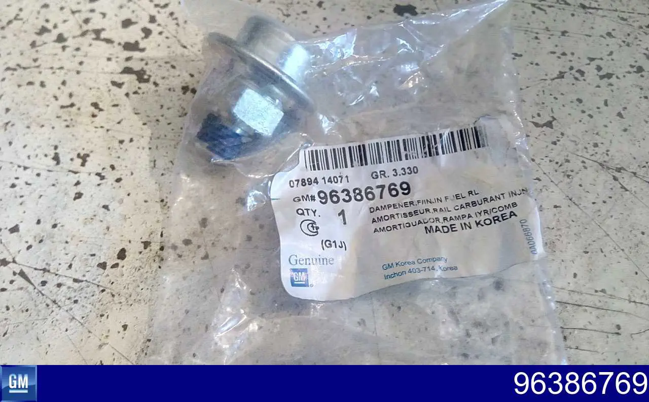  Regulador de pressão de combustível na régua de injectores Chevrolet Aveo II sedan (T250, T255) (2005 - 2011) II