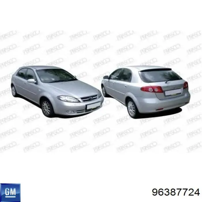 Lanterna traseira esquerda externa General Motors 96387724 preço, a partir de 46,05 USD