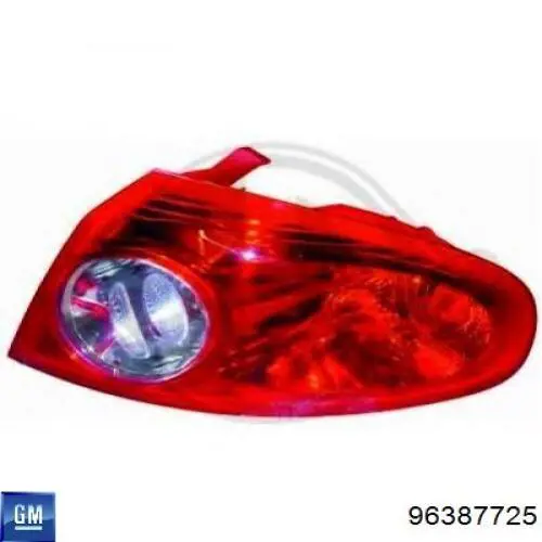Lanterna traseira direita externa General Motors 96387725 preço, a partir de 46,05 USD