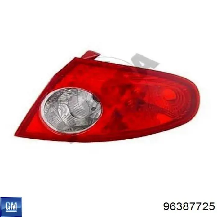 Compre 96387725 General Motors Lanterna traseira direita externa