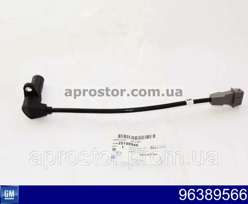 96389566 General Motors Sensor de posição (de revoluções) de cambota