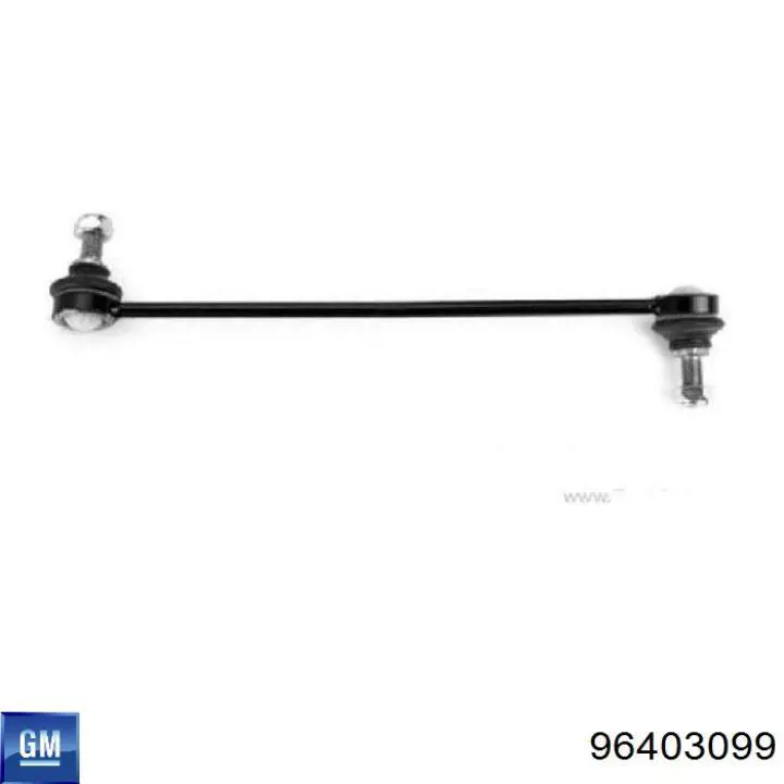 Compre 96403099 General Motors Montante esquerdo de estabilizador dianteiro