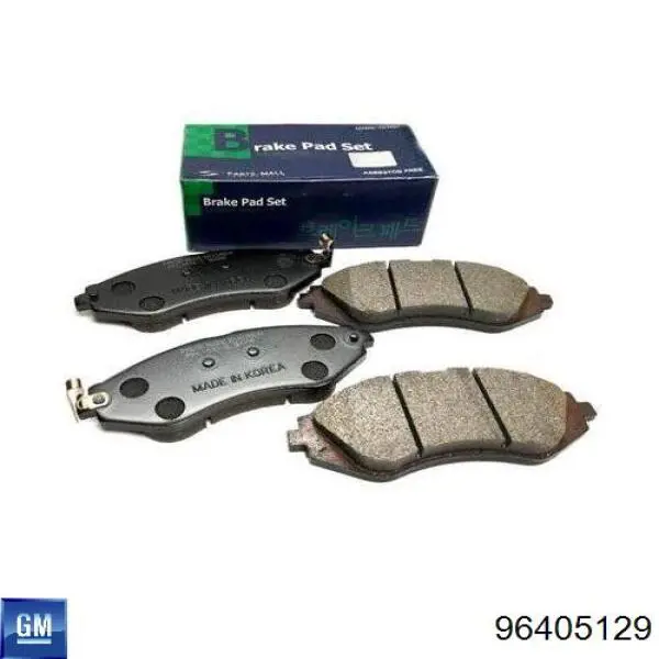 Compre 96405129 General Motors Sapatas do freio dianteiras de disco