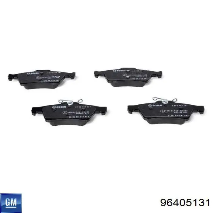 Compre 96405131 General Motors Sapatas do freio traseiras de disco